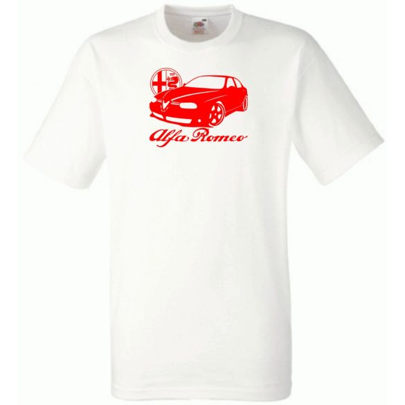 Autó fan Alfa Romeo minima férfi rövid ujjú póló