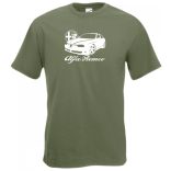 Autó fan Alfa Romeo minima férfi rövid ujjú póló