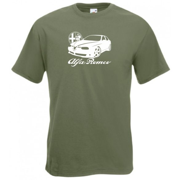 Autó fan Alfa Romeo minima férfi rövid ujjú póló