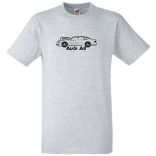 Autó fan Audi A8 minima férfi rövid ujjú póló