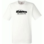 Autó fan Audi Quattro minima férfi rövid ujjú póló