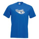 Auto Fan F40 stencil férfi rövid ujjú póló