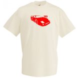 Auto Fan F40 stencil férfi rövid ujjú póló