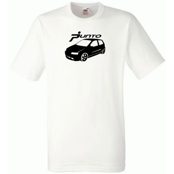 Autó fan Fiat Punto minima férfi rövid ujjú póló