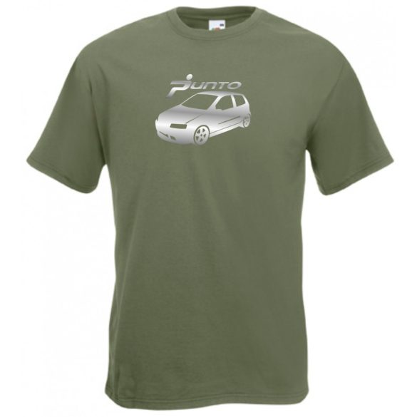 Autó fan Fiat Punto minima férfi rövid ujjú póló