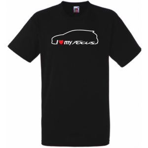 I Love My Ford Focus férfi rövid ujjú póló