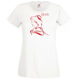 Szépség és a Szörnyeteg női rövid ujjú póló