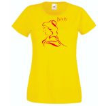 Szépség és a Szörnyeteg női rövid ujjú póló