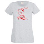 Szépség és a Szörnyeteg női rövid ujjú póló