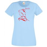 Szépség és a Szörnyeteg női rövid ujjú póló