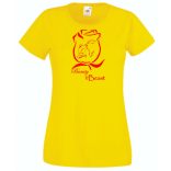 Szépség és a Szörnyeteg női rövid ujjú póló