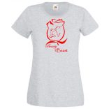 Szépség és a Szörnyeteg női rövid ujjú póló