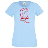 Szépség és a Szörnyeteg női rövid ujjú póló