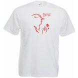 Szépség és a szörnyeteg férfi rövid ujjú póló