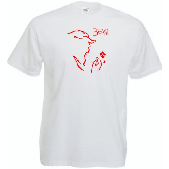 Szépség és a szörnyeteg férfi rövid ujjú póló