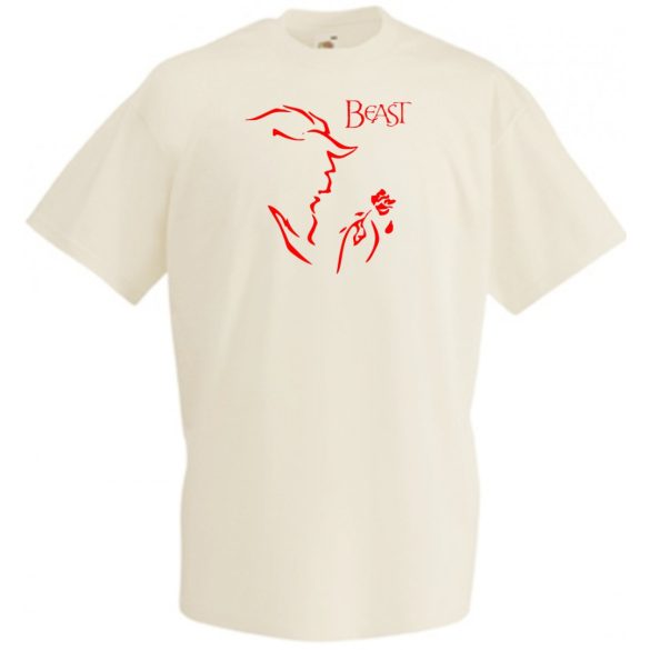 Szépség és a szörnyeteg férfi rövid ujjú póló