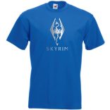 Retro Skyrim férfi rövid ujjú póló