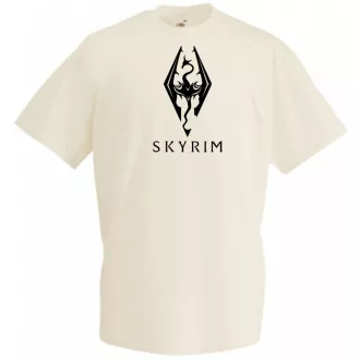 Retro Skyrim férfi rövid ujjú póló