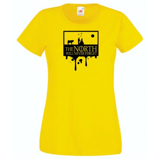 The North will never forget női rövid ujjú póló