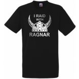 Vikings - I Raid With Ragnar férfi rövid ujjú póló