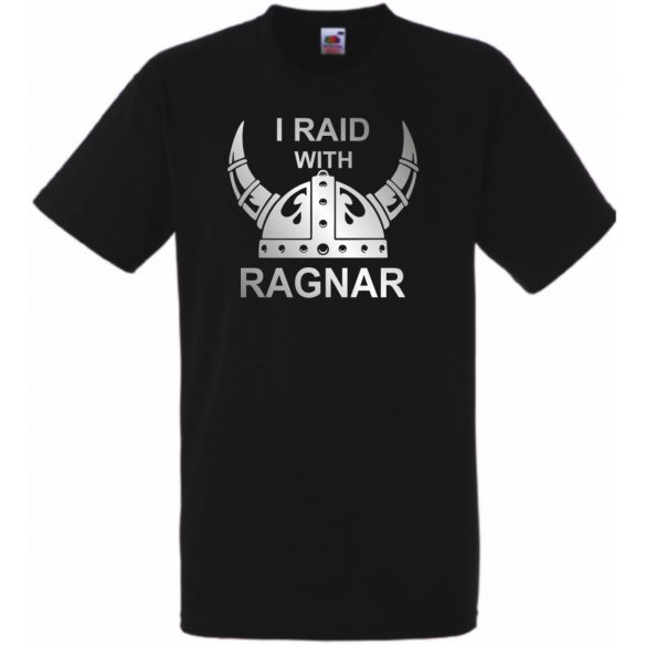Vikings - I Raid With Ragnar férfi rövid ujjú póló