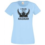 Vikings - I Raid With Ragnar női rövid ujjú póló