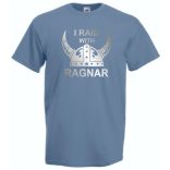 Vikings - I Raid With Ragnar férfi rövid ujjú póló