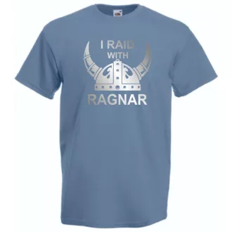 Vikings - I Raid With Ragnar férfi rövid ujjú póló