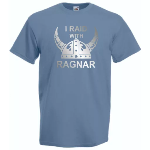 Vikings - I Raid With Ragnar férfi rövid ujjú póló