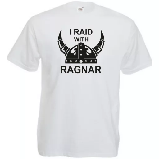 Vikings - I Raid With Ragnar férfi rövid ujjú póló