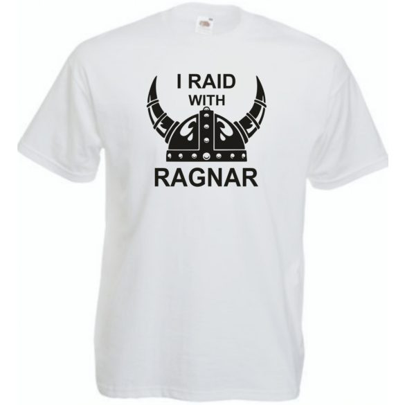 Vikings - I Raid With Ragnar férfi rövid ujjú póló