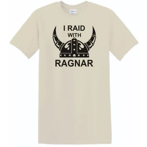 Vikings - I Raid With Ragnar férfi rövid ujjú póló