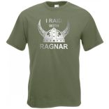 Vikings - I Raid With Ragnar férfi rövid ujjú póló