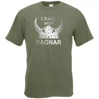 Vikings - I Raid With Ragnar férfi rövid ujjú póló