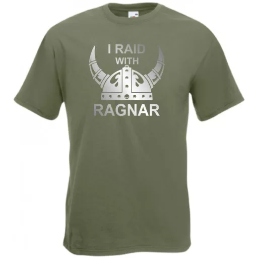 Vikings - I Raid With Ragnar férfi rövid ujjú póló