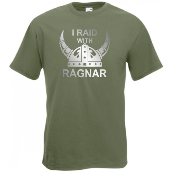 Vikings - I Raid With Ragnar férfi rövid ujjú póló