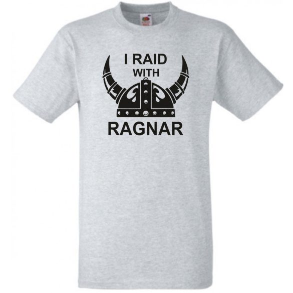 Vikings - I Raid With Ragnar férfi rövid ujjú póló