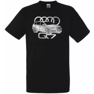 Auto fan Audi Q7 minima férfi rövid ujjú póló