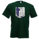 Anime Attack on Titan férfi rövid ujjú póló