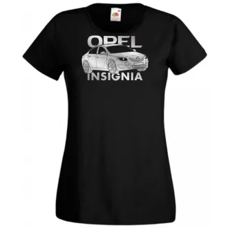   Auto fan Opel Insignia stencil minima női rövid ujjú póló