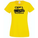 Auto fan Opel Insignia stencil minima női rövid ujjú póló