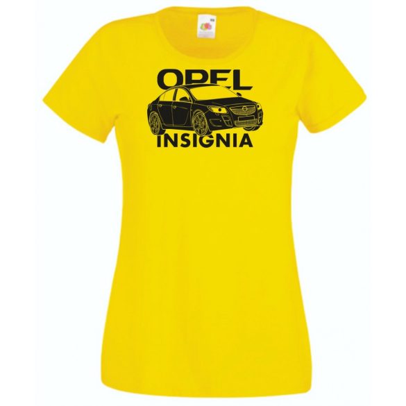 Auto fan Opel Insignia stencil minima női rövid ujjú póló