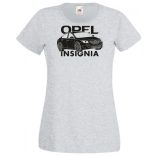 Auto fan Opel Insignia stencil minima női rövid ujjú póló