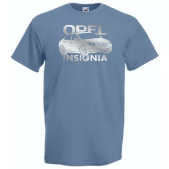   Auto fan Opel Insignia stencil minima férfi rövid ujjú póló