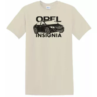   Auto fan Opel Insignia stencil minima férfi rövid ujjú póló