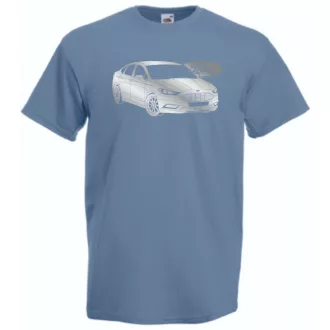 Auto fan Ford Mondeo minima férfi rövid ujjú póló