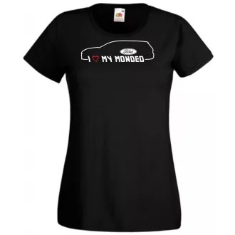   Auto fan - I Love My - Ford Mondeo minima női rövid ujjú póló