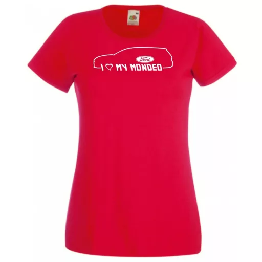 Auto fan - I Love My - Ford Mondeo minima női rövid ujjú póló