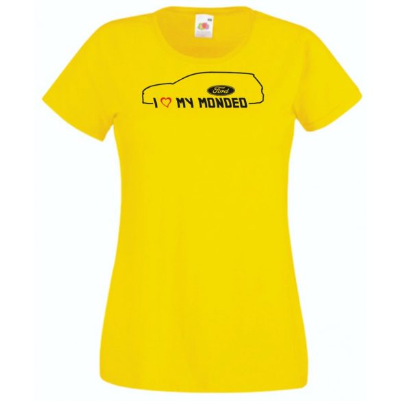 Auto fan - I Love My - Ford Mondeo minima női rövid ujjú póló