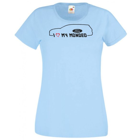 Auto fan - I Love My - Ford Mondeo minima női rövid ujjú póló